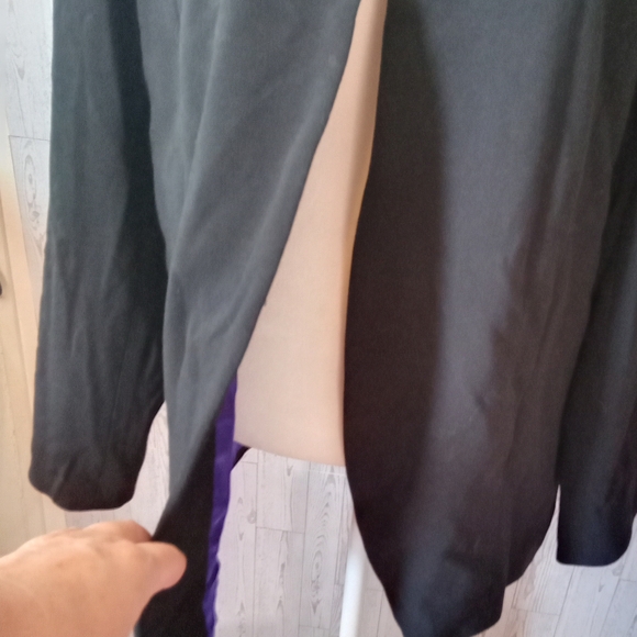 Bob Mackie Wearable Art Embroidered Black Women's Jacket Women's Size L - Picture 3 of 12